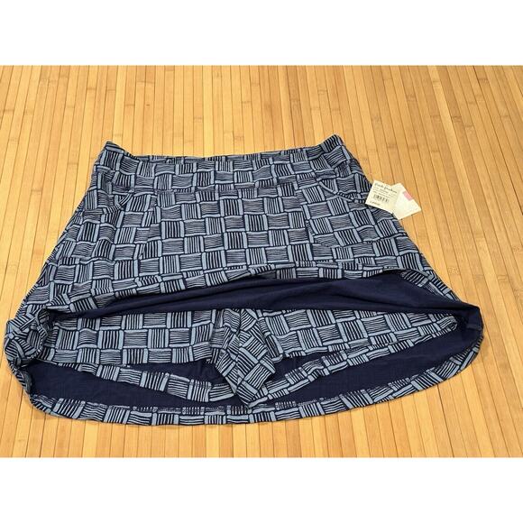 FRESH PRODUCE Women’s Large BLUE Moonlight Stretch CITY Skort $65 NWT - Picture 4 of 11